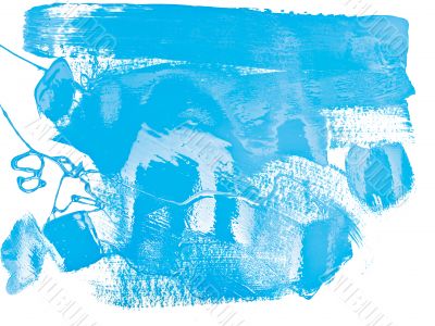 blue color paint