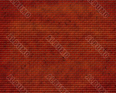 illustration of the bricks wall