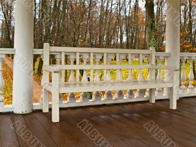 Outdoors bench