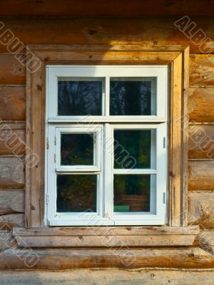 wooden window