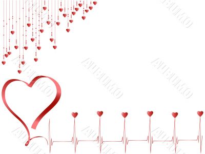 pulse of love in white