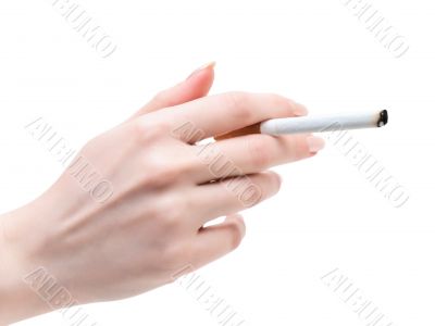 cigarette in hand