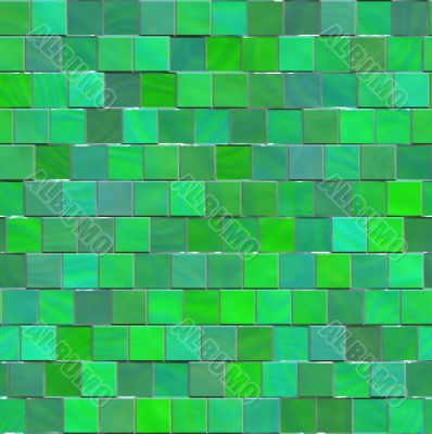 green mosaic