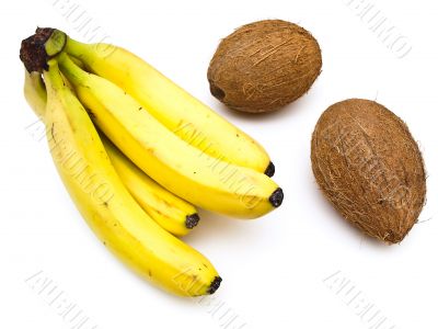 coconut and banana