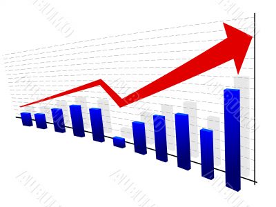 Graph with red arrow