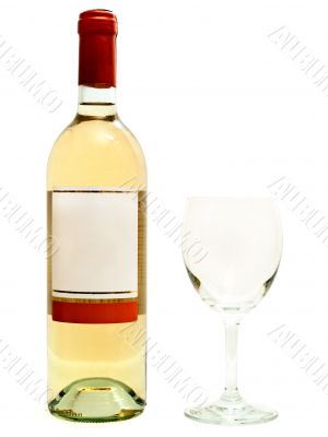 white wine with wineglass