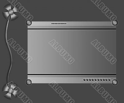  border in  metallic style