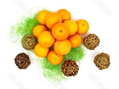 mandarines decoration
