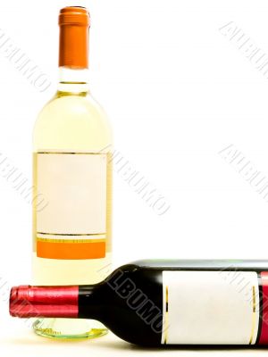 red and white wine