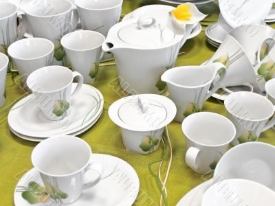 tea service at green