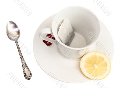 cup of tea with lemon