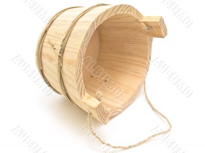 wooden sauna vat