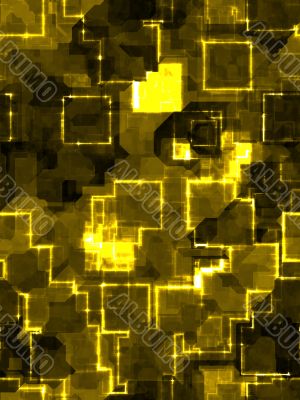 abstract golden square background