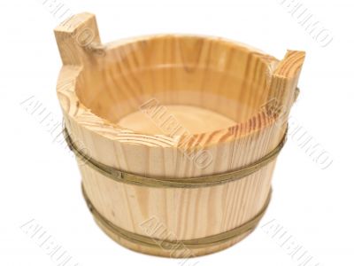 wooden sauna vat