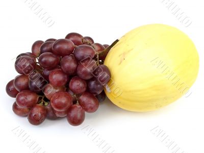 melon and grape
