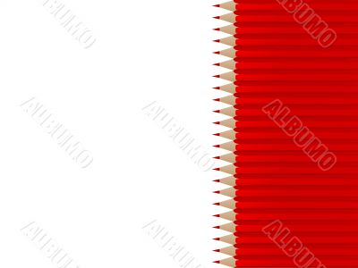 vector red pencils