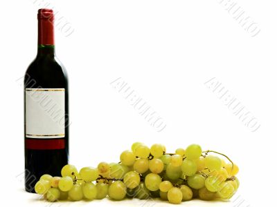  red wine with vine