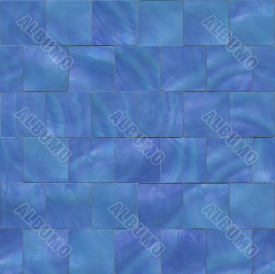 blue mosaic background