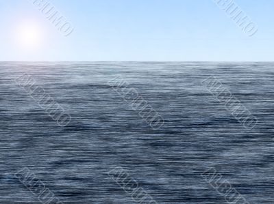 Illustration of sea