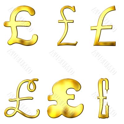 Eccentric Golden Pound Symbols