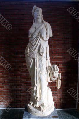 Woman and mask