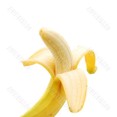 peeled banana