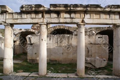 Marble columns