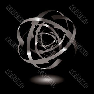 metal arrow ball