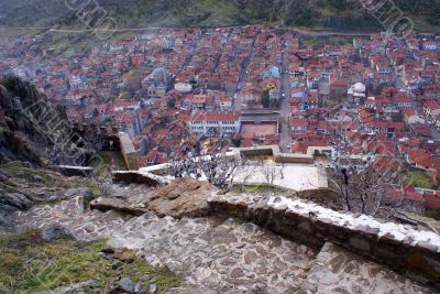 Mosque and houses