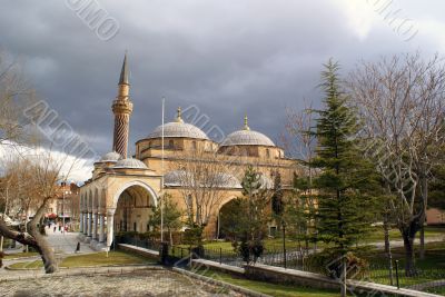 Clouds and mosque