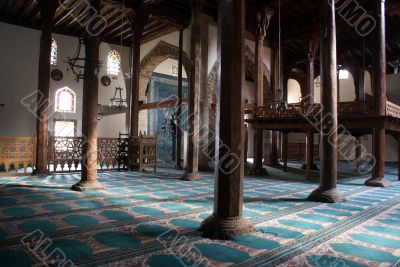 wooden columns