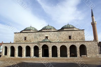 Hamam and minaret