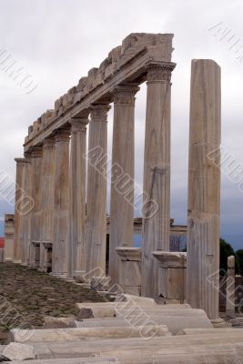 Marble columns