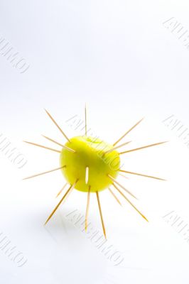 spike and apple