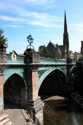 Victorian bridge and architecture