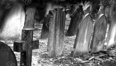 gravestones