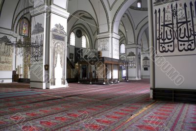 Inside mosque