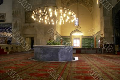 Inside Green mosque