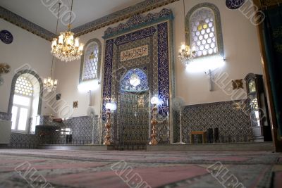 Inside mosque Sible Jami