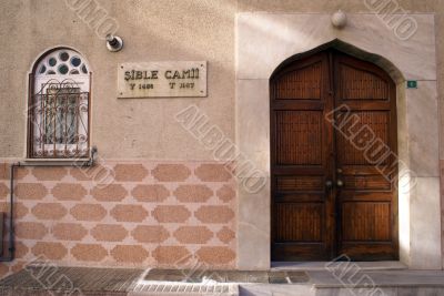 Door and wall
