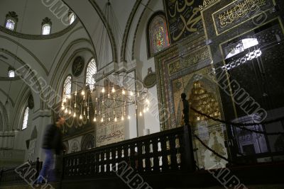 Man in mosque