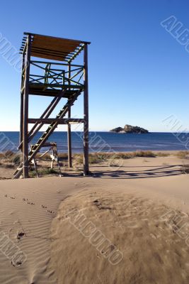 Tower and sand