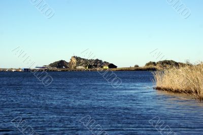 River and beach