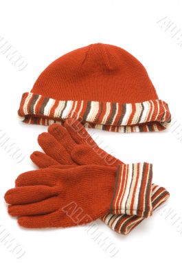 gloves and cap