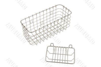 soap box and basket closeup