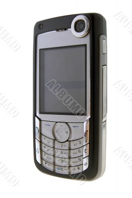 Mobile phone on a white background