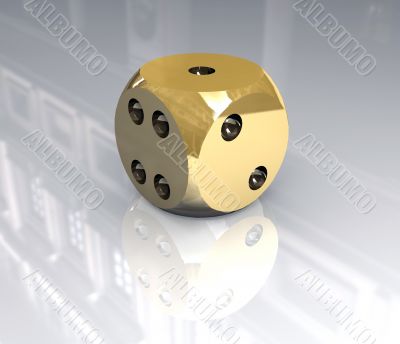 dice 3D made