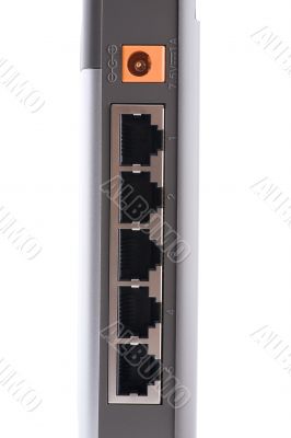 ethernet switch closeup