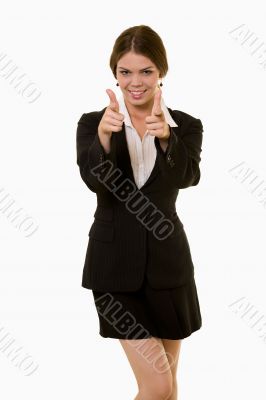 Pointing forward