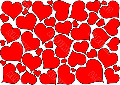 Valentine hearts
